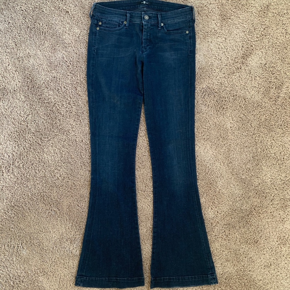 7 for all mankind flare denim pants